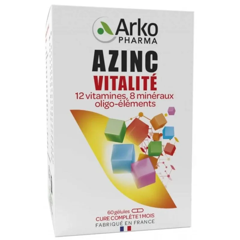 Arkopharma Azinc Shape și Vitalitate Vitamine C, E, Zinc Adult 60 capsule — preț și oferte