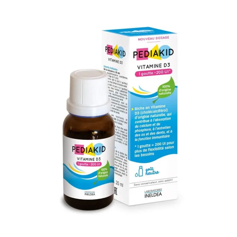 Pediakid Vitamine D3 20ml — preț și oferte