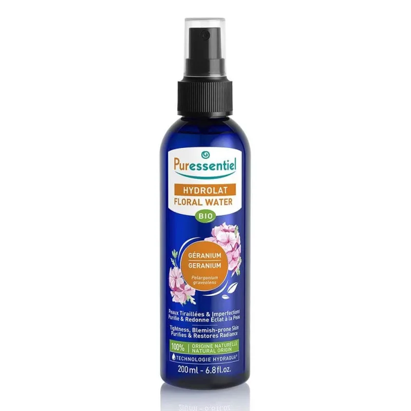 Puressentiel Hydralates Geranium Hydrolate Bio 200ml — preț și oferte