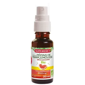 Superdiet Organic extract de semințe de grapefruit 20ml