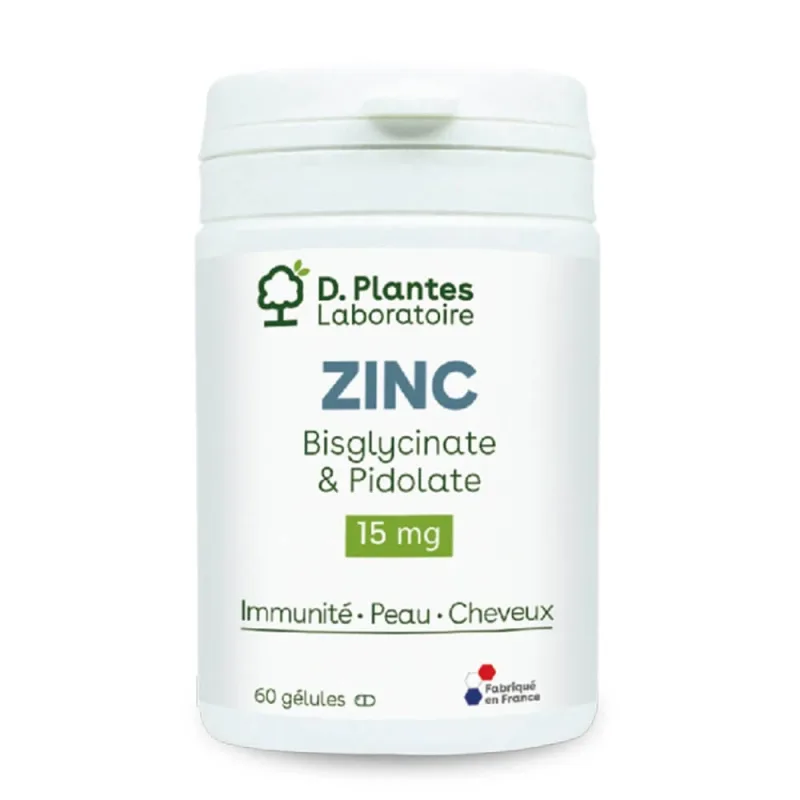 D. Plantes Zinc bisglicinat și pidolat 15 mg 60 capsule — preț și oferte