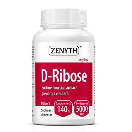 D-Ribose, 140g, Zenyth — preț și oferte