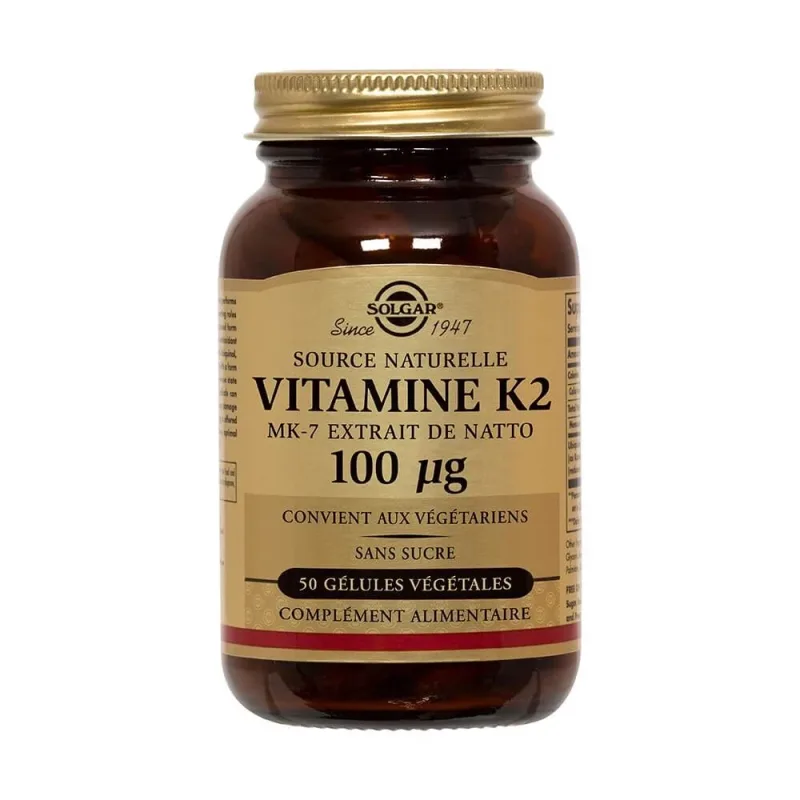 Solgar Vitamine K2 50 Gelule Os/Cartilages Cardiovasculaire 60 gélules végétales — preț și oferte