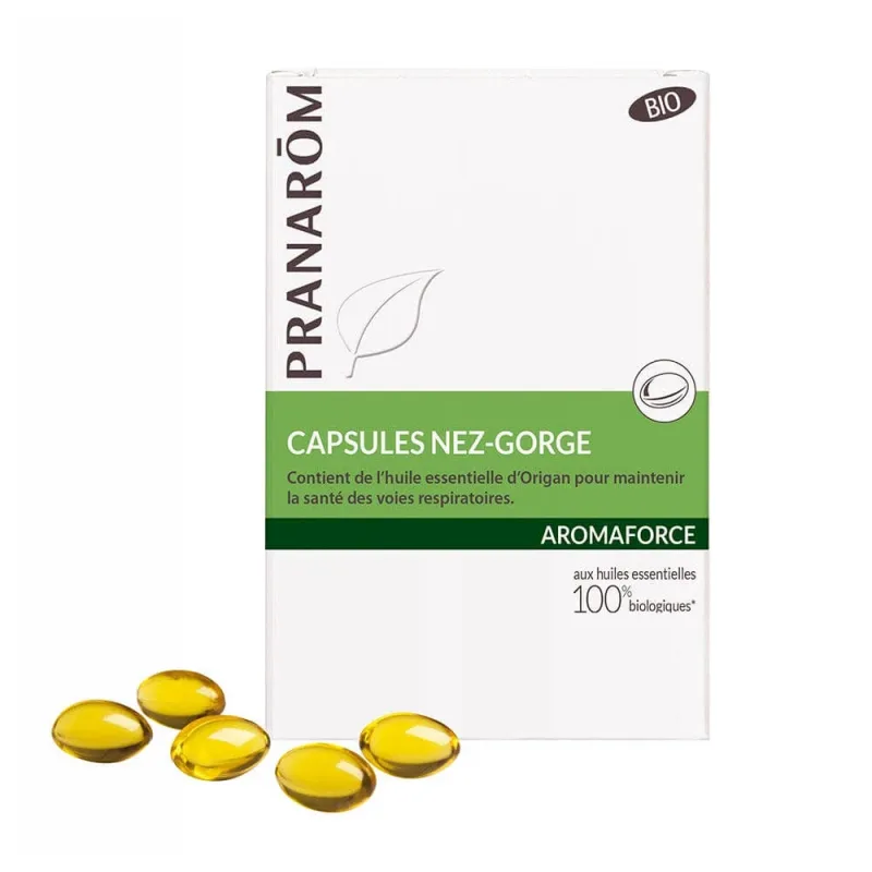 Pranarôm Aromaforce nas-gât 30 Capsule — preț și oferte