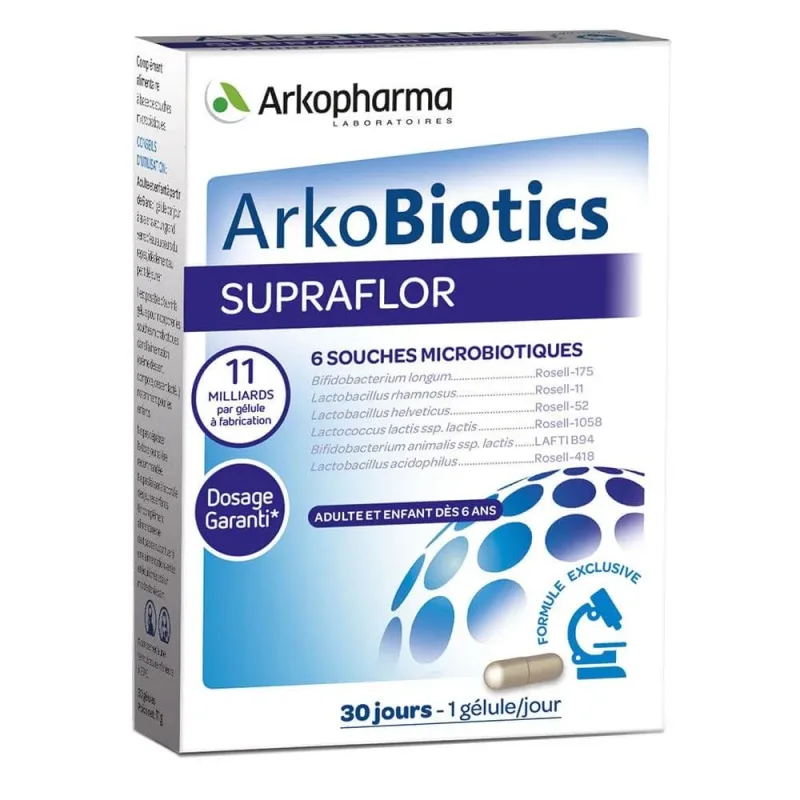 Arkopharma Arkobiotics Supraflor 30 capsule — preț și oferte