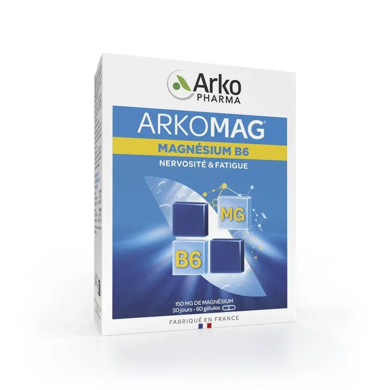Arkopharma Arkomag Magneziu B6 Nervozitate și oboseală 60 capsule — preț și oferte