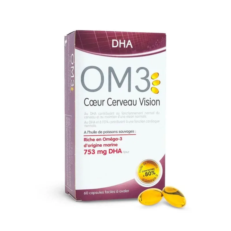 OM3 DHA HEART BRAIN VISION 60 capsule — preț și oferte