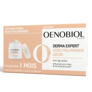 Oenobiol Derma Expert acid hialuronic vârstă riduri fermitate 60 capsule