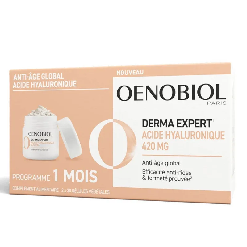 Oenobiol Derma Expert acid hialuronic vârstă riduri fermitate 60 capsule — preț și oferte