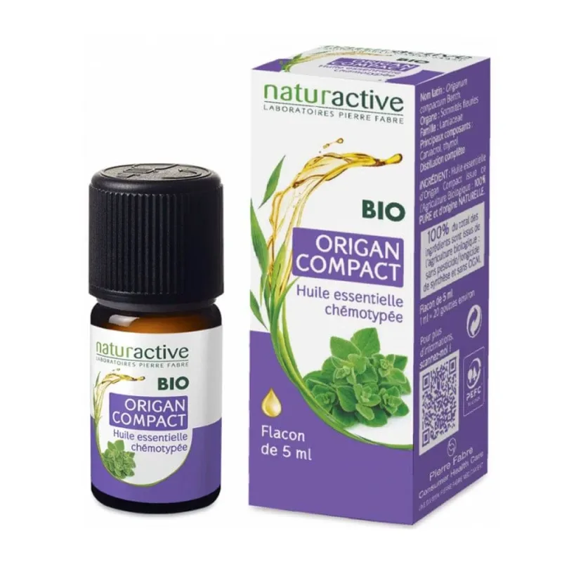 Naturactive Organic compact oregano ulei esențial 5 ml — preț și oferte