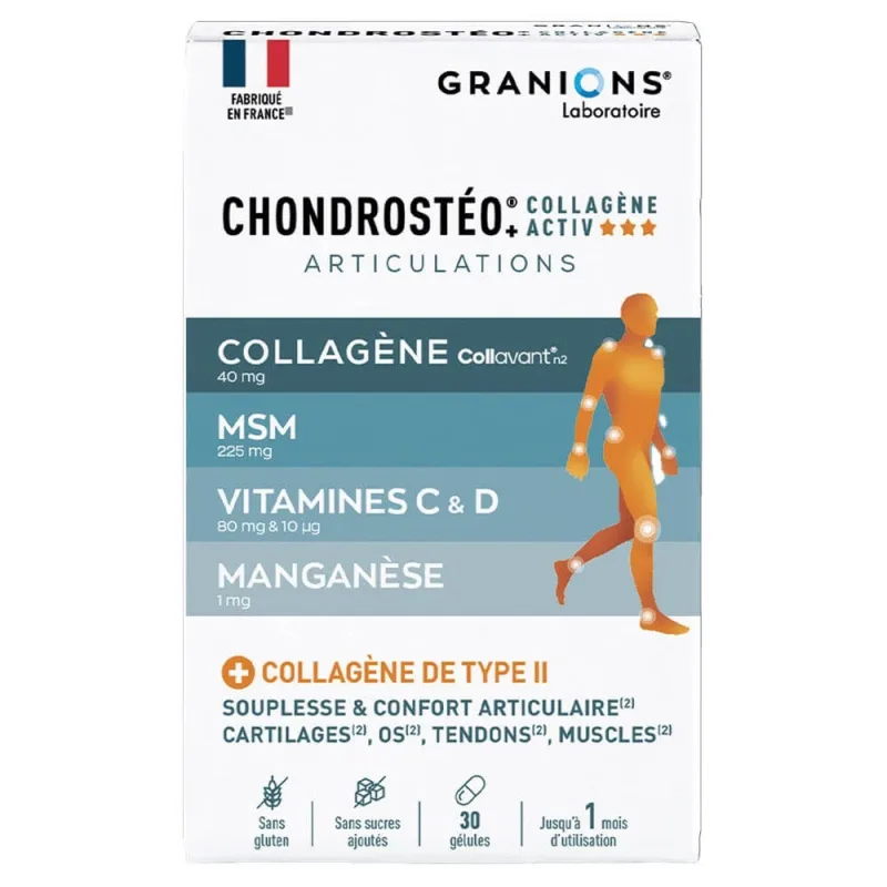 Granions Articulations Condrosteo+ Colagen activ 30 geluri — preț și oferte