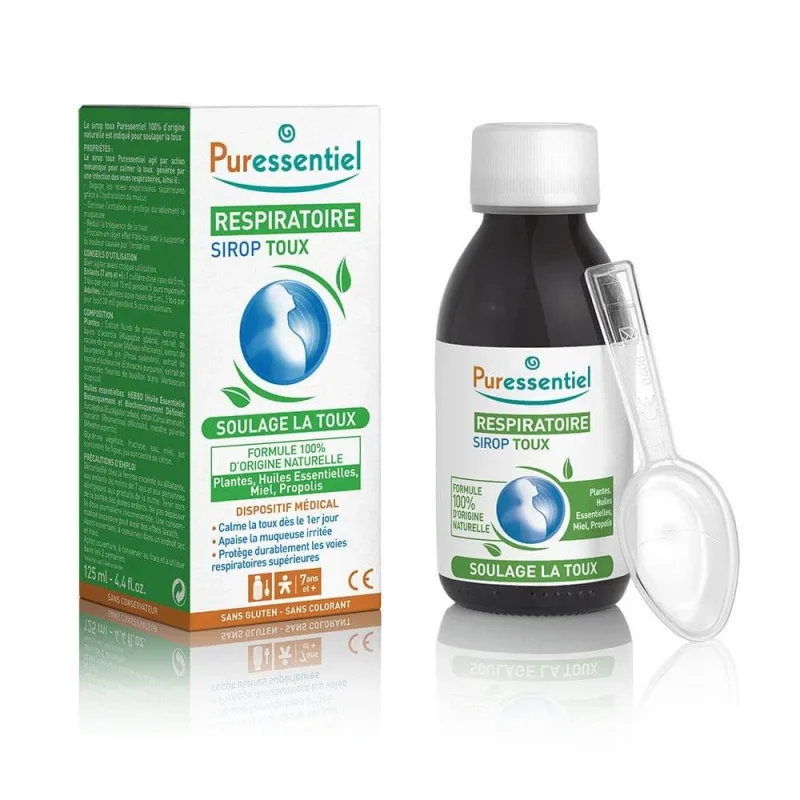 Puressentiel Respirație sirop de tuse 125 ml — preț și oferte