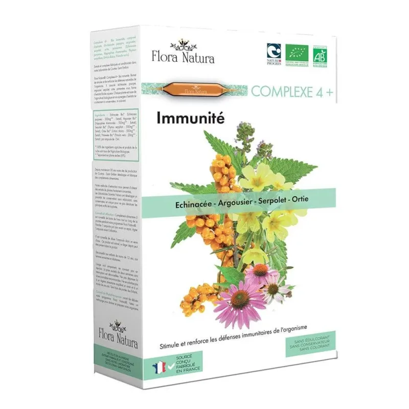 Flora Natura Complex de imunitate biologică 4+ 20 fiole — preț și oferte