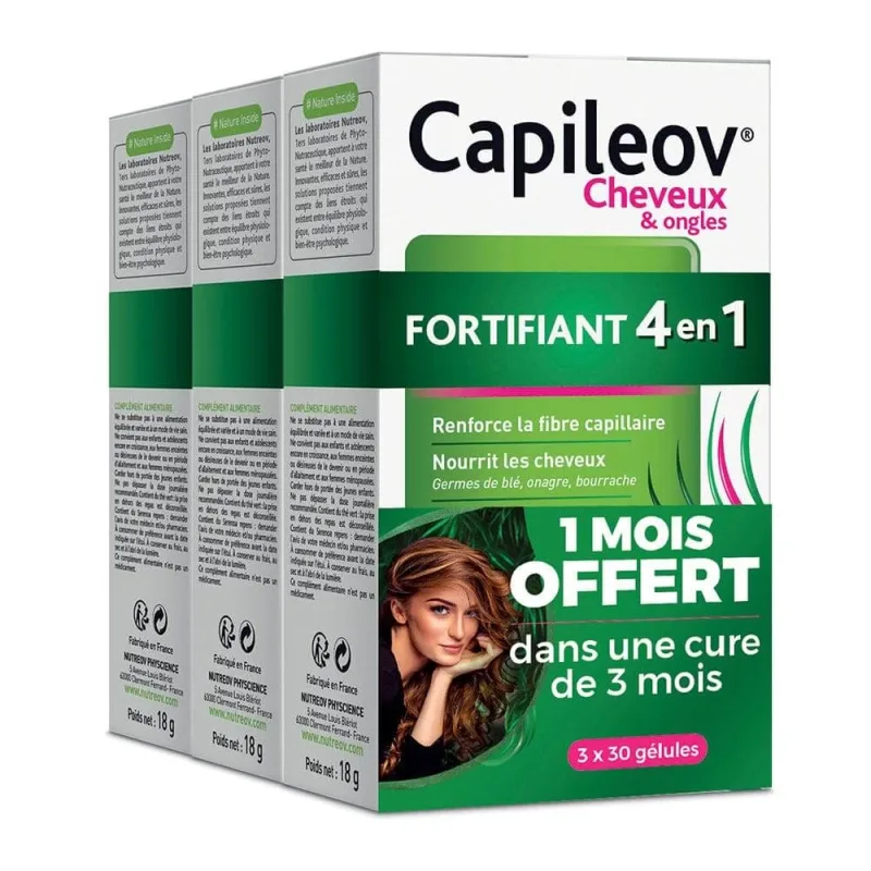 Nutreov Fortificarea părului 4-in-1 3x30 capsule — preț și oferte