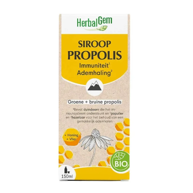 Herbalgem Organic Propolis Sirop adulți 150 ml — preț și oferte