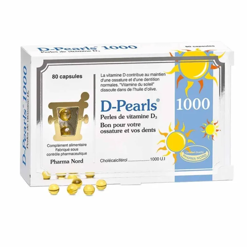 Pharma Nord D-Pearl 1000 80 Capsule — preț și oferte