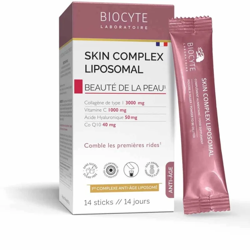 Biocyte Complex lipozomal antiîmbătrânire pentru piele 14 sticks-uri — preț și oferte