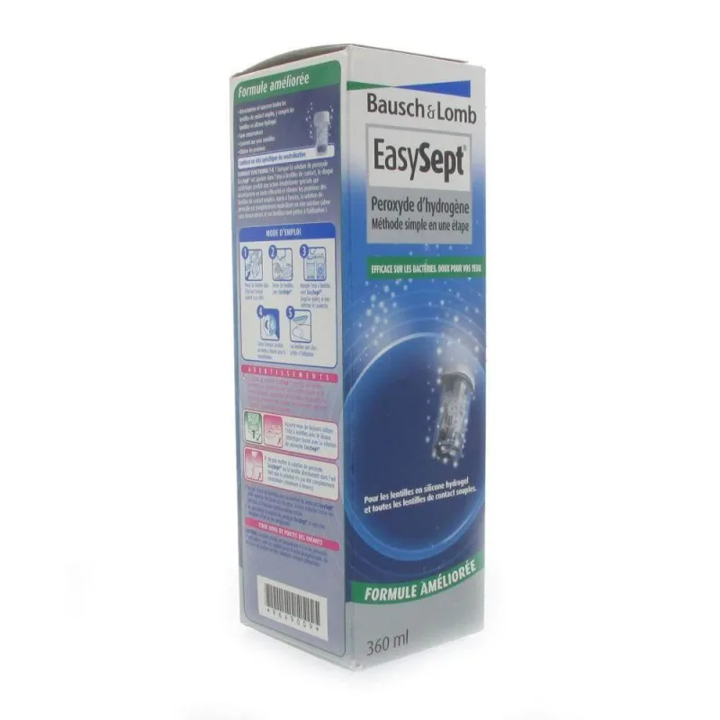 Bausch&Lomb Easysept Hidrogen Peroxid Soluție pentru lentile de contact 360 ml — preț și oferte