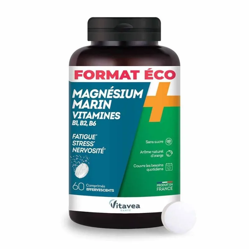 Vitavea Santé Magneziu + Vitamine B1, B2, B6 Stres și nervozitate 60 comprimate — preț și oferte