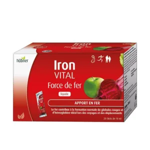 Hübner Fier Vital force 20 pliculețe 10 mll