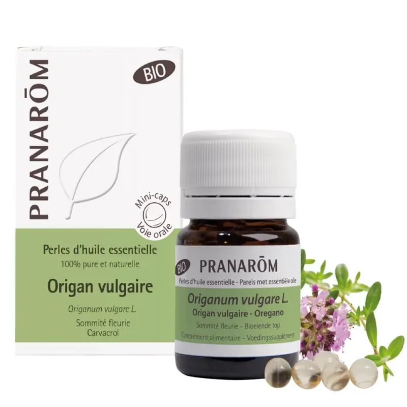 Pranarôm Essential Oregano Vulgario Organic 60 Perle — preț și oferte