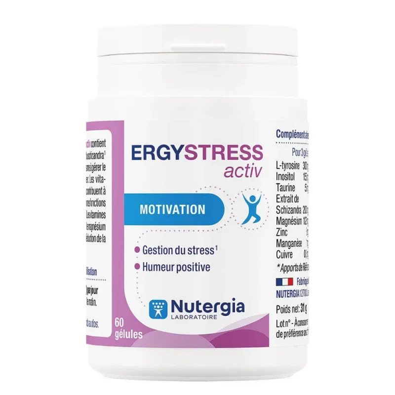 Nutergia Ergystress Activ Motivation 60 Capsule — preț și oferte