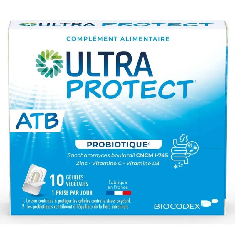 Biocodex Ultra Protect ATB Probiotic 10 capsule — preț și oferte