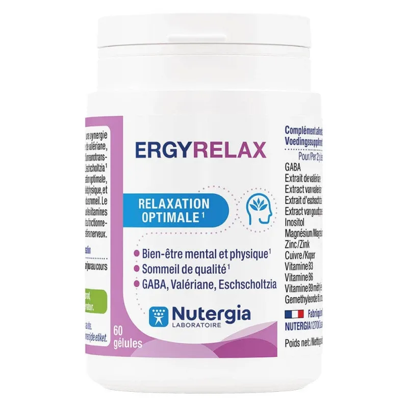 Nutergia Ergyrelax Relaxare 60 Capsule — preț și oferte