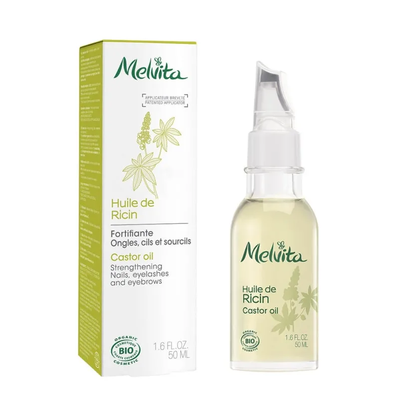 Melvita Ulei de ricin organic fortificant pentru unghii, gene și sprâncene 50ml — preț și oferte