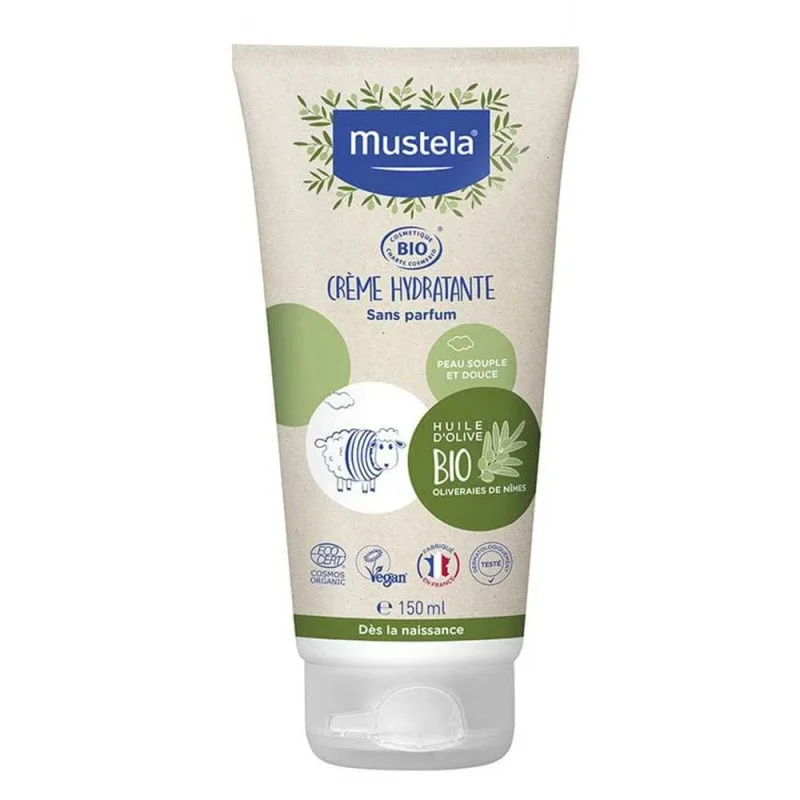 Mustela Cremă hidratantă organică certificată din naștere 150ml — preț și oferte