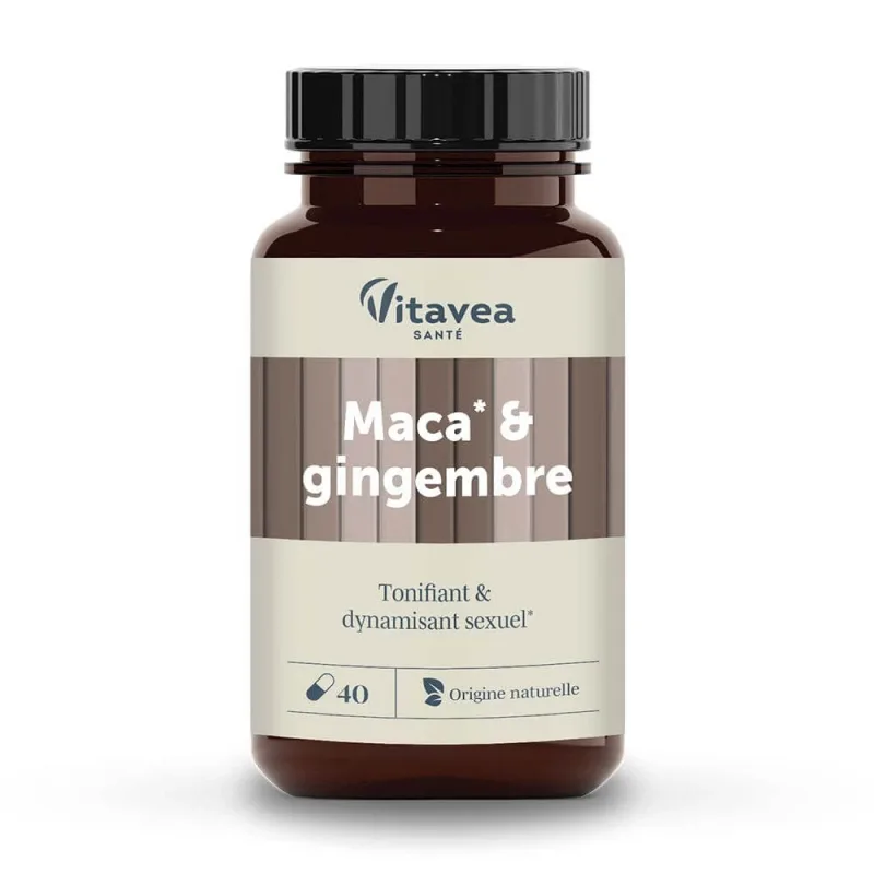 Vitavea Santé Nutri'sentiels Maca Ginger Tonifiant & Dynamisant sexuel x30 capsule — preț și oferte