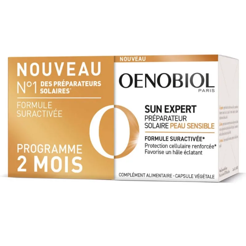 Oenobiol Sun Expert Sun Preparer Sensitive Skin 2x30 Capsule — preț și oferte