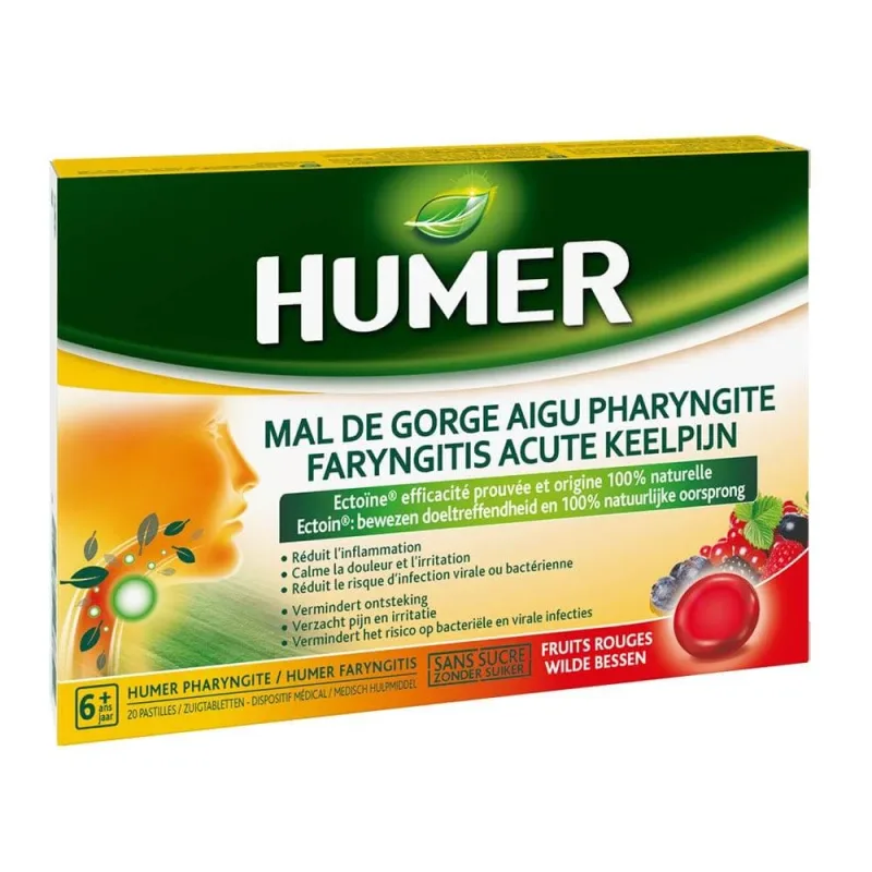 Humer Durere acută în gât Faringită 20 de pastile — preț și oferte