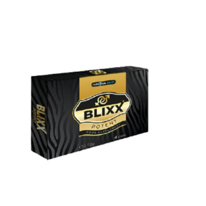 Blixx Potent 4 capsule – Supliment natural pentru potenta si libido — preț și oferte