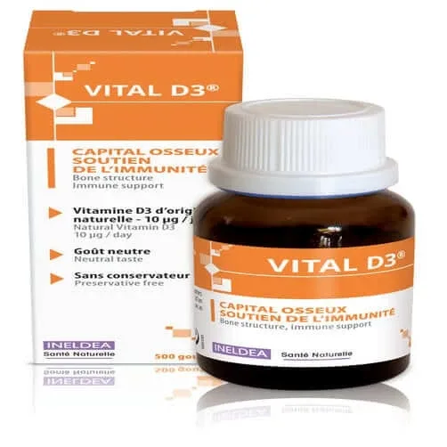 Ineldea Santé Naturelle Bone Capital D3 Vital 20ml Lab. Ineldea — preț și oferte