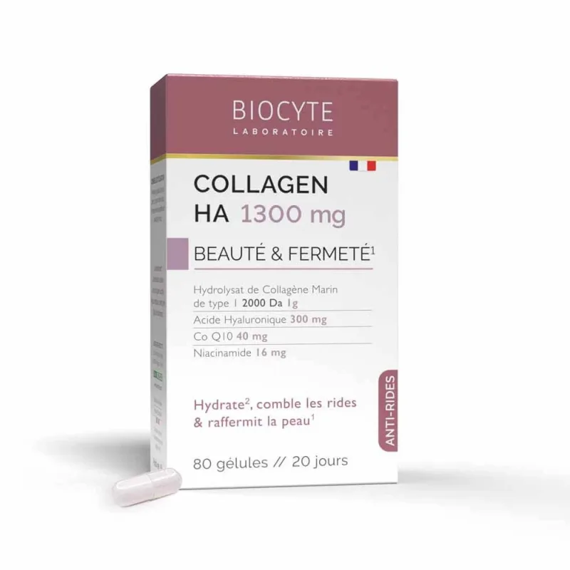 Biocyte Antirid Colagen HA 1300mg Frumusețe și fermitate 80 capsule — preț și oferte