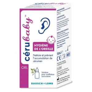 Bausch&Lomb Curățarea urechii Cerubaby 15ml