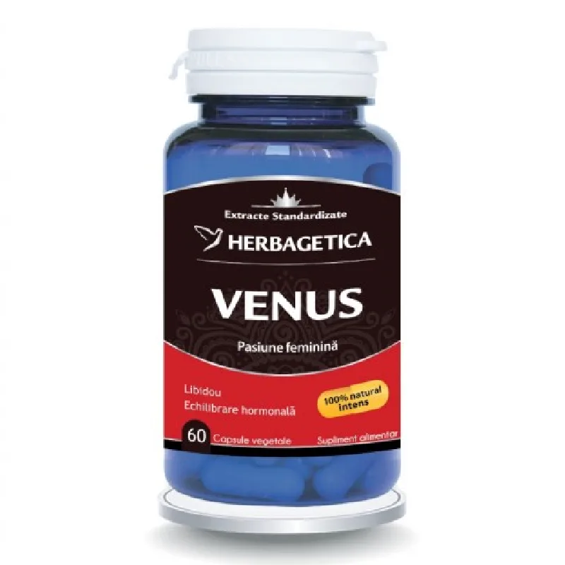 Venus, 60 capsule, Herbagetica — preț și oferte