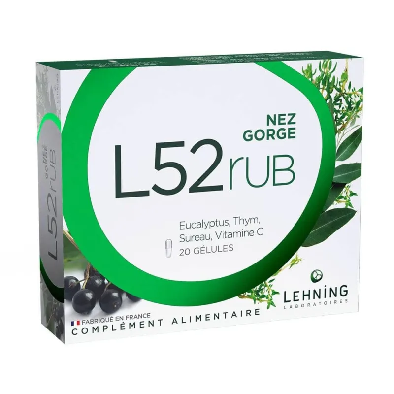 Lehning L52RUB Nas și gât 20 de capsule — preț și oferte