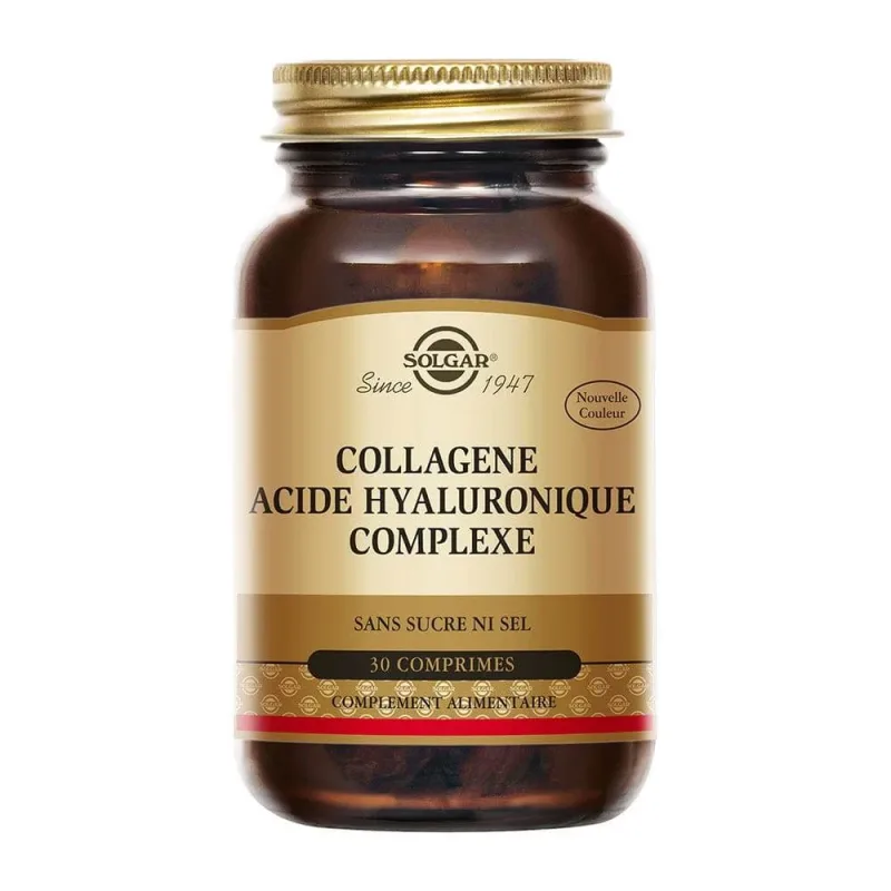 Solgar Colagen Acide Hyaluronique Complexe Beauté Peau 30 Comprimés — preț și oferte