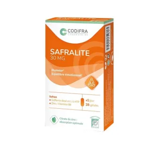 Codifra Safralite 30 mg Starea de spirit și echilibrul emoțional 28 capsule
