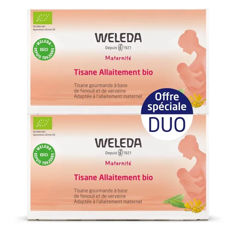Weleda Duo Organic Verbena Herbal Tea pentru alăptare 2x20 pliculețe — preț și oferte