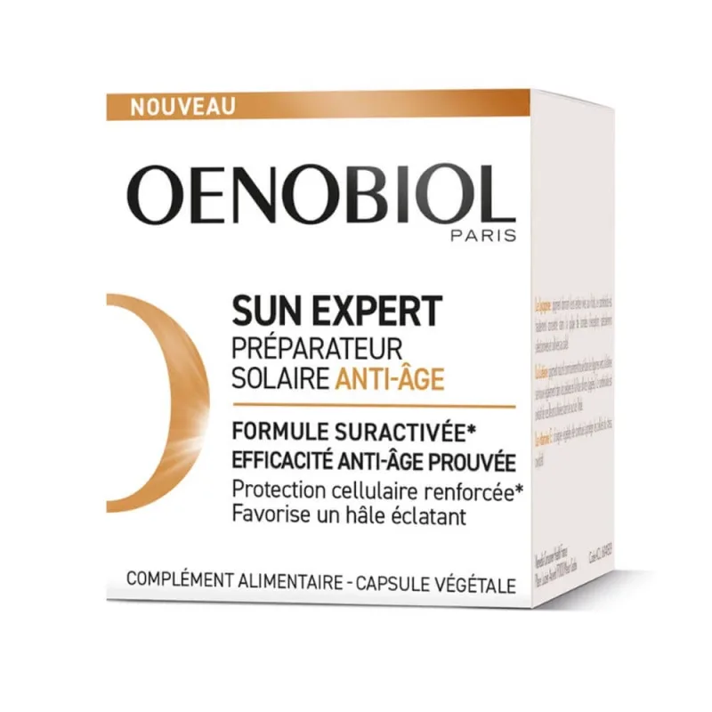 Oenobiol Sun Expert Protecție solară anti-îmbătrânire 30 capsule — preț și oferte