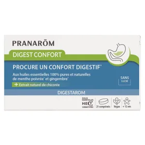 Pranarôm Digestarom Digest Confort Cu Uleiuri Esențiale 21 Tablete