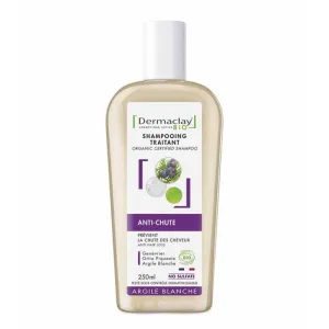 Dermaclay Organic Argilla Blanc Șampon de tratament pentru îndepărtarea căderii părului 250ml