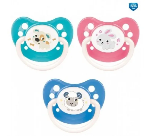 CANPOL Suzeta Simetrica Silicon 0-6L Bunny Blu 23/268 CANPOL BABIES — preț și oferte