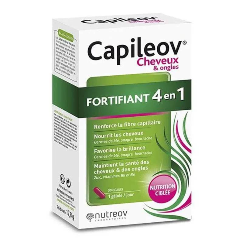 Capileov Fortifiant pentru păr 4 în 1, 30 capsule, Nutreov — preț și oferte