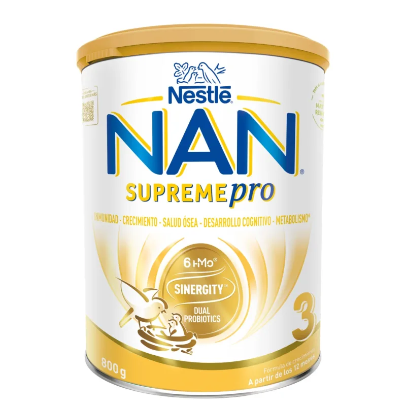 Nestle NAN SUPREMEPRO 3 – Lapte praf de crestere de la 1 an, 800g — preț și oferte