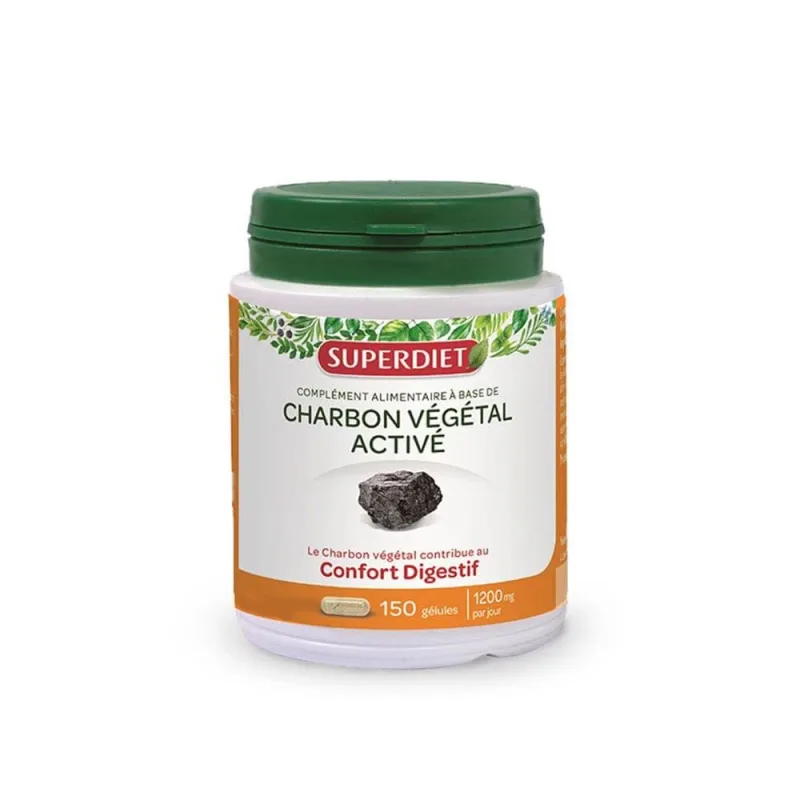 Superdiet Cărbune vegetal 150 Capsule — preț și oferte