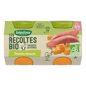 Blédina Petits pots leguminoase Les Recoltes Bio 4 până la 6 luni 2x130g